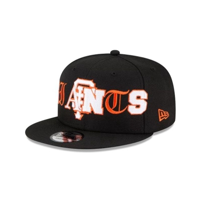 Sapca New Era San Francisco Giants MLB Mixed Font 9FIFTY Snapback - Negrii